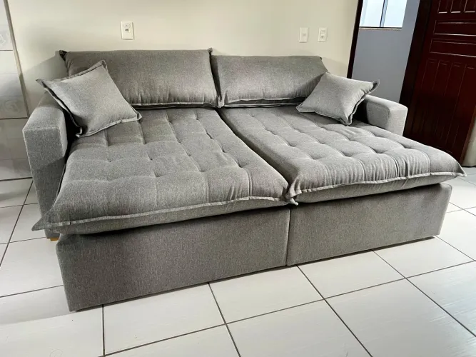 Sofá cama super confortável top para quem quer otimizar seu espaço