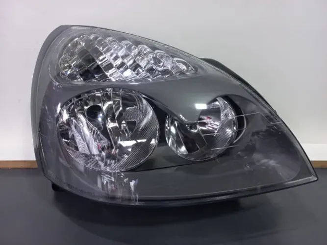 Farol Renault Clio Cinza 2003 2004 2005 2006 2007 2008 2009 2010 2011 Novo