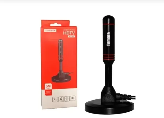 Antena Digital Hdtv Tomate c/ cabo de 3m modelo Mta -3011