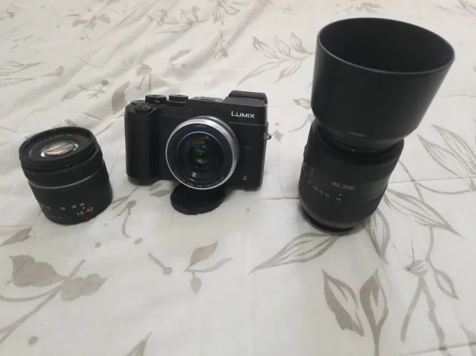 Câmera Profissional Lumix Gx8 + Kit de Lentes