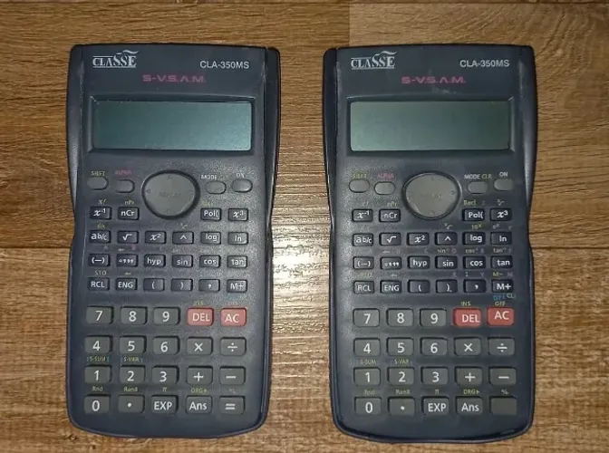 Calculadora Cientifica (duas) Coleção não funciona