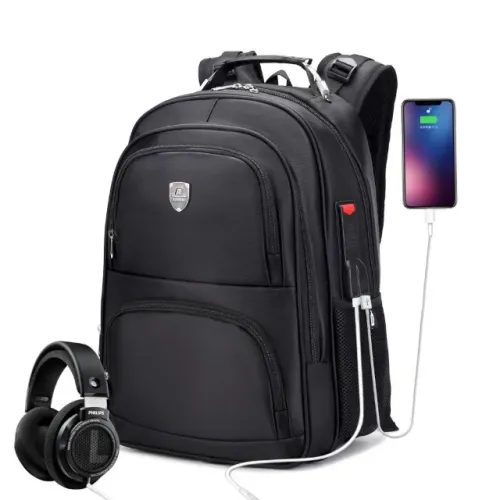 Mochila Notebook Reforçada Luxo Resistente A Água USB