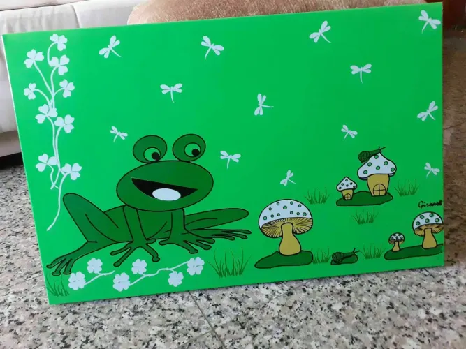 Quadro magnético e decorativo