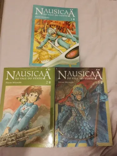 Mangá Nausicaä do Vale do Vento 1 ao 3 JBC lacrados!! Hayao Miyazaki