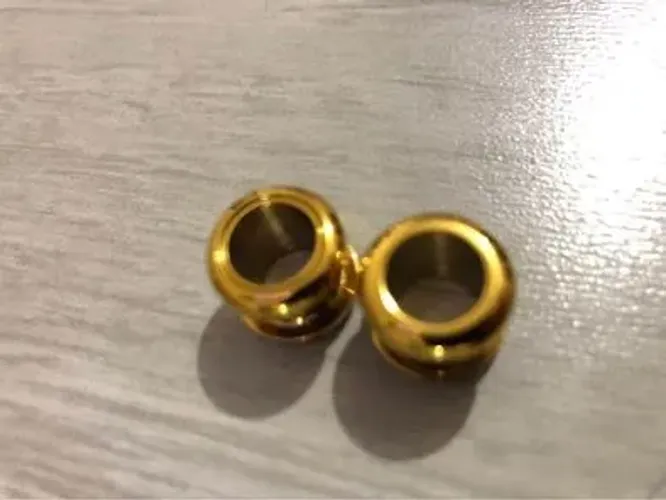 Alargador dourado 8 milímetros