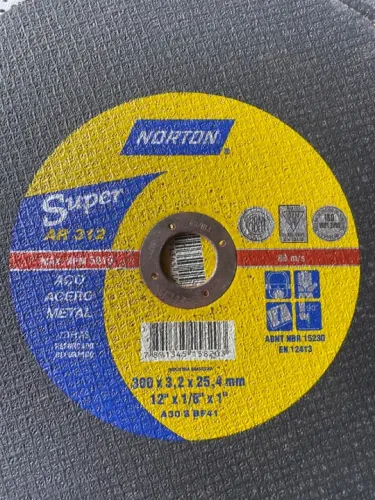 Disco de Corte Norton Super 300x3,2x25,4mm