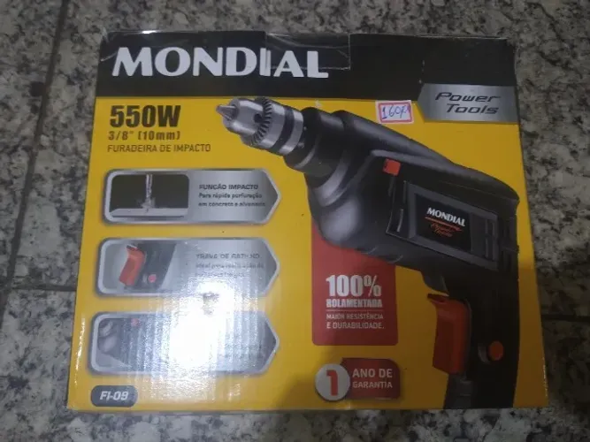 Furadeira Mondial nao acompanha broca
