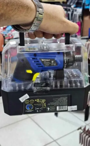 Parafusadeira articulada 4v 50 peças