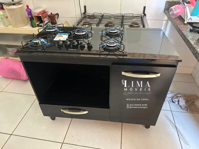 Balcão 1,05 + Cooktop Itatiaia 5 bocas - Oferta