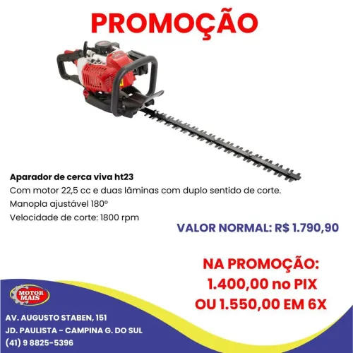 Aparador de Cerca Viva Kawashima HT23 - NOVO - COM GARANTIA