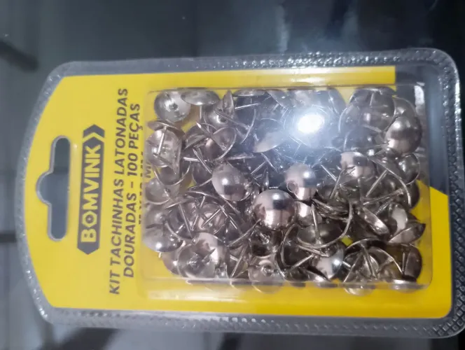 Kit tachinhas latonadas 100 peças