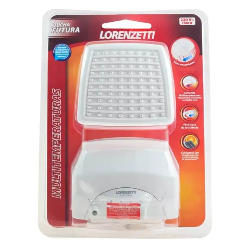 Ducha Elétrica Lorenzetti Futura Multitemperaturas 220V