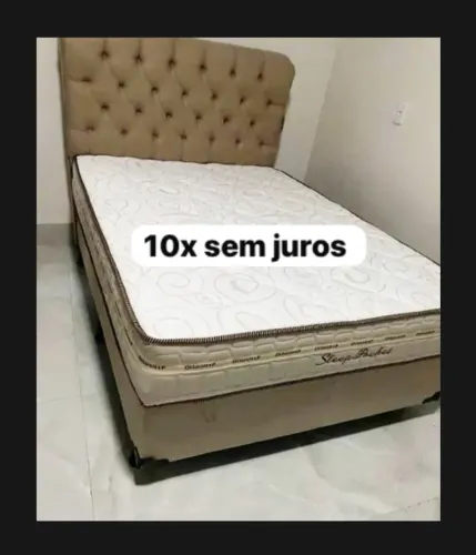 Cama box colchão e base Nova