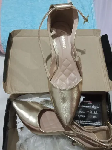 Sapato Dourado 