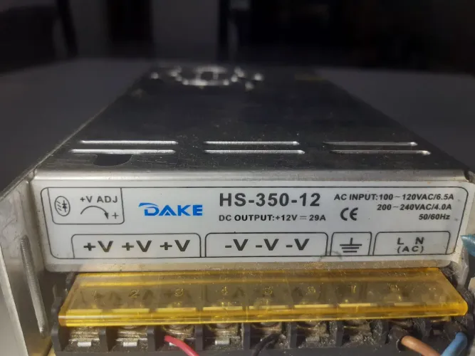Urgente- Fonte de alimentação Dake Hs-350-12 12V 29A