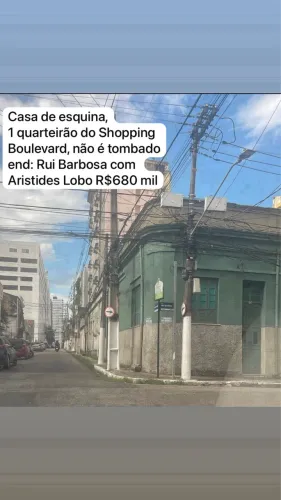 Casa de esquina, 1 quarteirão do Shopping Boulevard