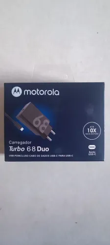 Carregador Turbo 68W Duo Motorola