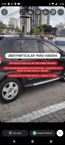 Uber particular com acompanhamento Litoral ,  SP e região 