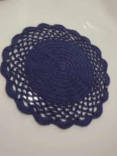 4 Sousplat de Crochê.