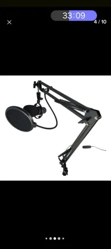 Microfone VEDO BM800USB + equipamentos