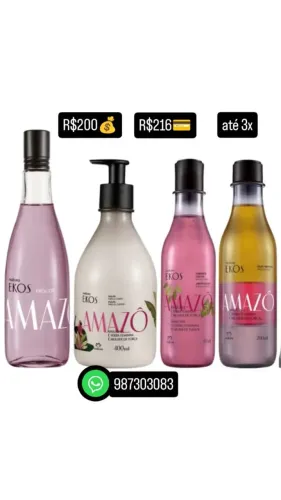 KIT NATURA EKOS AMAZÕ