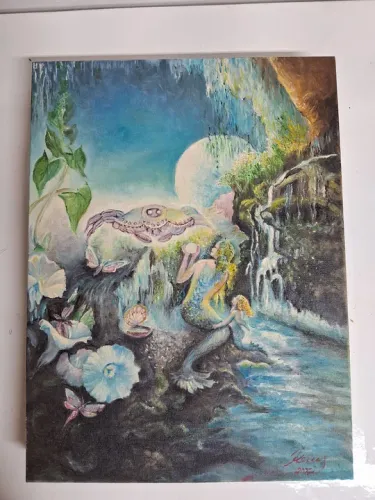 Quadro óleo sobre tela Signos Cancer