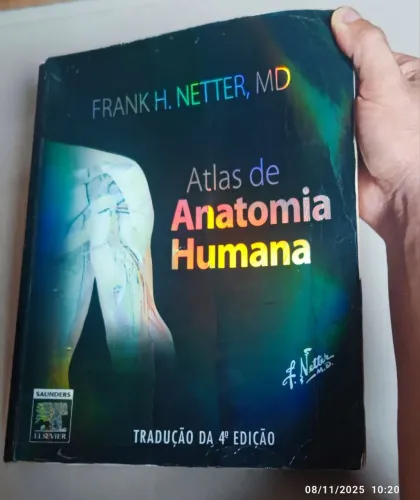 Livro Atlas de Anatomia Humana - Frank H. Netter, MD 4° edição