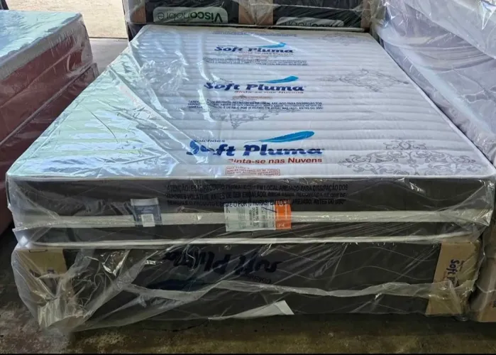 Cama Box Casal Molas Ensacadas - Entrega grátis