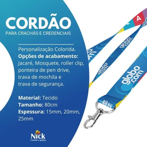 Cordões personalizados