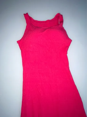 Vestido canelado