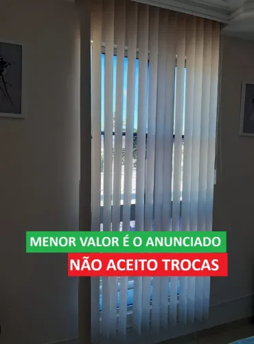 Persiana vertical PVC 1,78 x 1,05