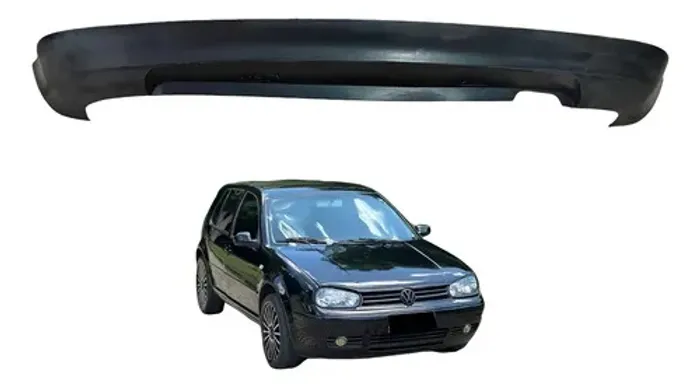 Spoiler Parachoque Traseiro Vw Golf Sapão 1999 2008 Original Preto