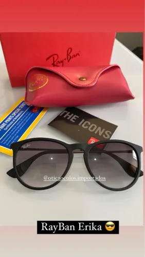 Ray-Ban Erika Óculos de Sol COMPLETO NOVO ORIGINAL