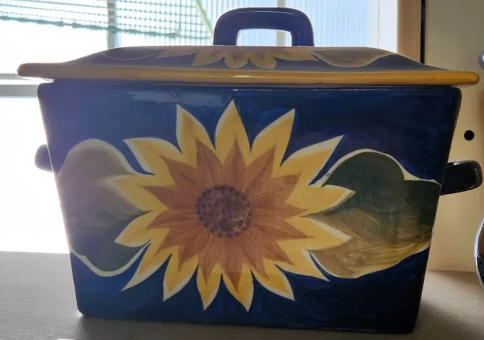 Girassol campos de Van Goh em cerâmica vitrificada de uso versátil 