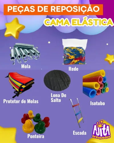 CAMA ELÁSTICA / PULA PULA - PEÇAS DE REPOSIÇÃO