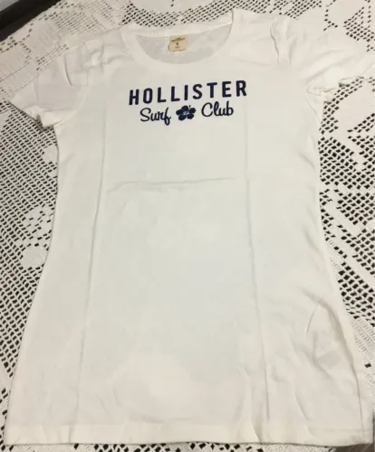 CAMISETA FEMININA HOLLISTER - Tam. M - NOVA e ORIGINAL