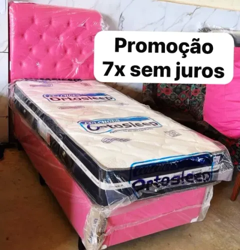 Cama box colchão e base Solteiro NovA