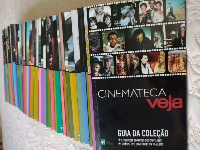 OPORTUNIDADE * Cinemateca Veja - Coleção Completa 50 DVDs e 50 livretos