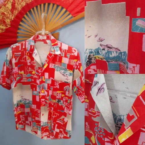 Camisa estampada tamanho P