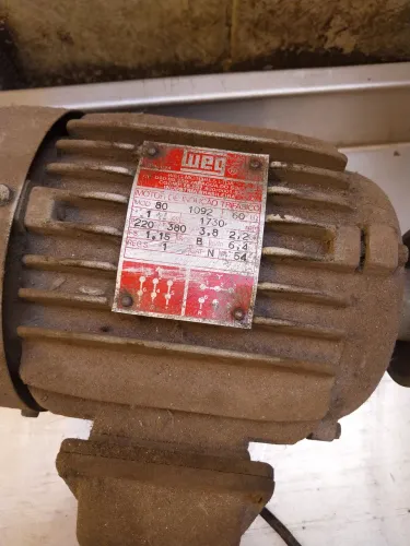 Motor WEG 1730 rpm 1cv trifasico (2 unidades)