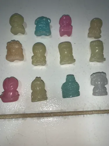 12 gelocosmicos fluorescentes que brilham no escuro 
