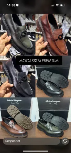 Sapato casual em couro legítimo-Ferragamo
