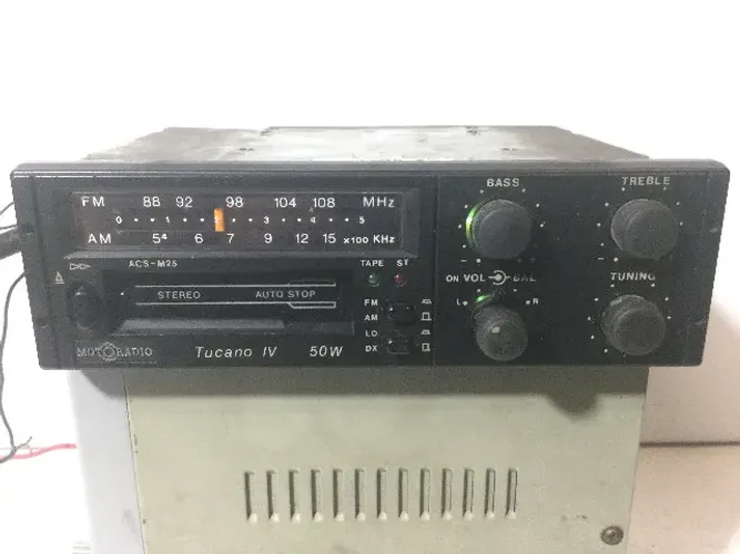 auto radio de carro antigo motoradio tucano iv