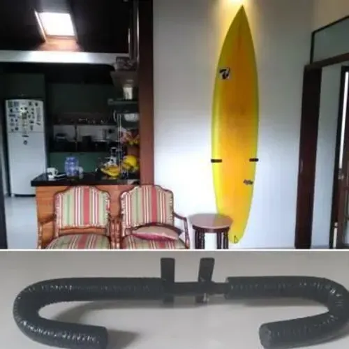 Suporte de Parede para Prancha de Surf modelo expositor