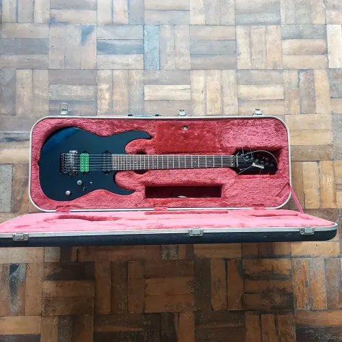 Ibanez rg 1527 Prestige Japan 7 Cordas com Dimarzio e case original 