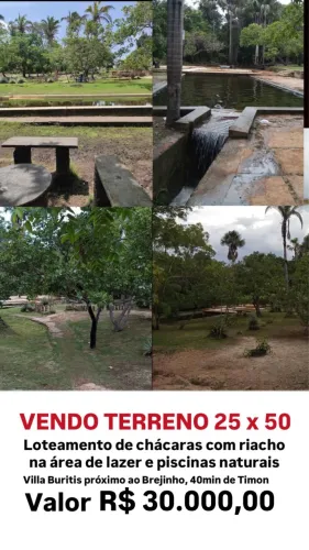 Terreno 25 x 50 - Entre Timon e Caxias 