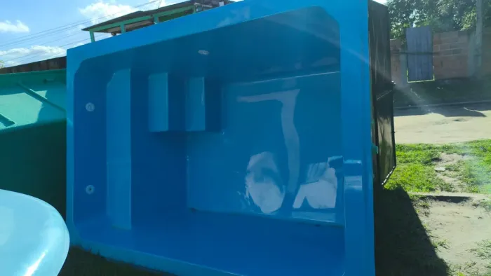 Piscina de fibra