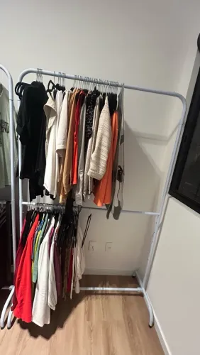 Cabideiro de Roupas simples e dupla 1.20x2.00