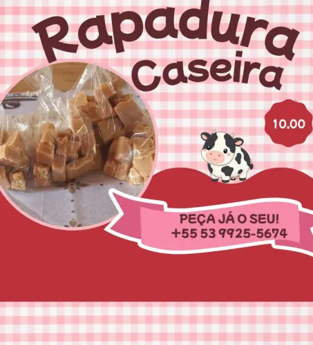 delícia de rapaduras caseiras 
