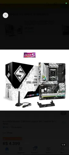 Kit ddr5 Intel 14700kf/Z790 Steel Legend wi-fi 